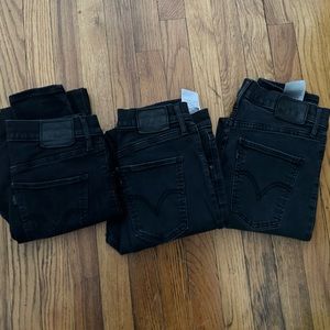 Levi’s Mile High Super Skinny jeans $15 each or all 3 for 30